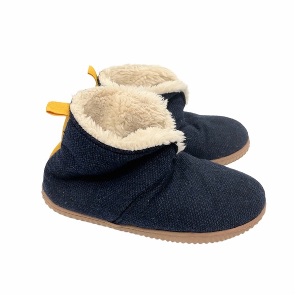 Dearfoam Faux Fur Lined Warm Up Bootie Slippers Size Medium 9-10 - Picture 3 of 10